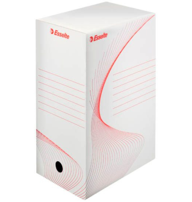 Archivbox 128602, weiß, Karton