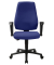 Bürostuhl MAXX 500, M500RG26 Stoff blau, Gestell schwarz