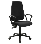 Bürostuhl MAXX 500, M500RG20 Stoff schwarz, Gestell schwarz