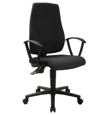 Bürostuhl MAXX 500, M500RG20 Stoff schwarz, Gestell schwarz