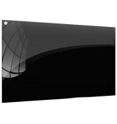 Glas-Magnettafel 60,0 x 40,0 cm schwarz