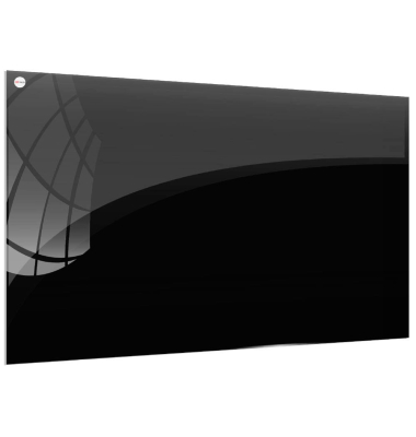 Glas-Magnettafel 180,0 x 120,0 cm schwarz