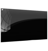 Glas-Magnettafel 200,0 x 100,0 cm schwarz