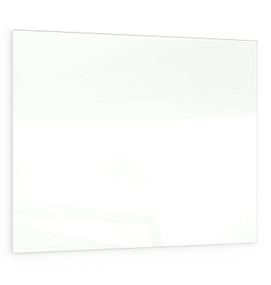 Glas-Magnettafel 80,0 x 60,0 cm weiß