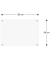 Glas-Magnettafel 120,0 x 90,0 cm transparent