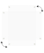 Glas-Magnettafel 120,0 x 90,0 cm transparent