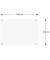 Glas-Magnettafel 180,0 x 120,0 cm transparent