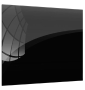 Glas-Magnettafel 50,0 x 50,0 cm schwarz