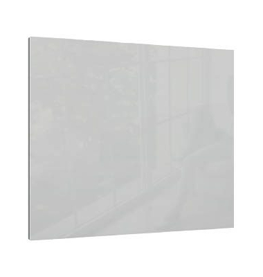 Glas-Magnettafel 50,0 x 50,0 cm grau