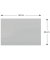 Glas-Magnettafel 60,0 x 40,0 cm grau
