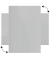 Glas-Magnettafel 60,0 x 40,0 cm grau