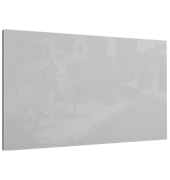 Glas-Magnettafel 90,0 x 60,0 cm grau