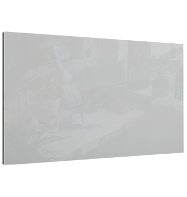Glas-Magnettafel 90,0 x 60,0 cm grau