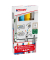 Flipchartmarker 385 effect, 4-385-4, orange, gelb, hellblau, silbergrau, 1-5mm Pinselspitze