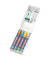 Flipchartmarker 385 effect, 4-385-4, orange, gelb, hellblau, silbergrau, 1-5mm Pinselspitze