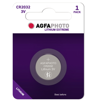 Knopfzellen Lithium Extreme, CR2032, 3 Volt