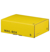 Versandkarton Mail-Box S 821497227820 gelb, bis DIN A5+, innen 250x170x70mm, Pappe