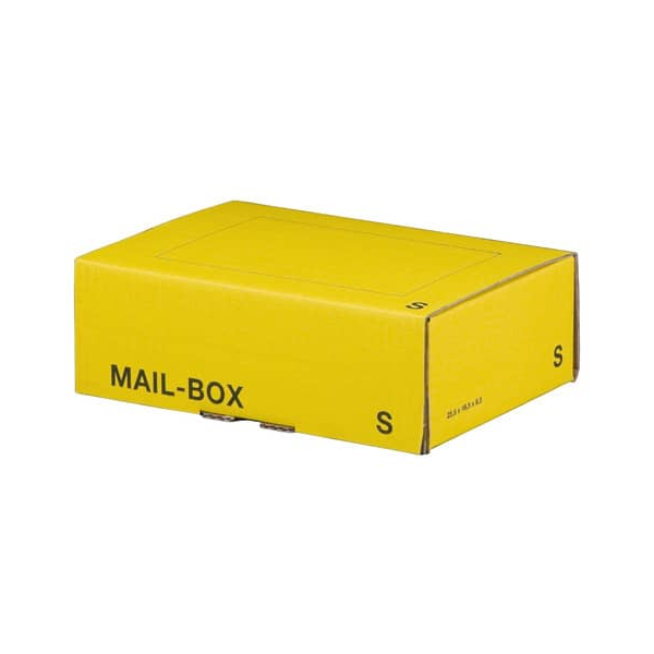 4250414104306 - Versandkarton Mail-Box S 821497227820 gelb bis DIN A5+ innen 250x170x70mm Pappe 4250414104306 Smartbox Pro