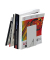Buchstützen 35010 grau 85 x 140 x 140 mm