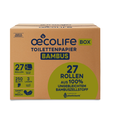 Toilettenpapier  1612702, 3-lagig, 250 Blatt/Rolle,