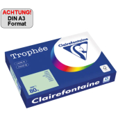 Kopierpapier Trophee 1882PC hellgrün A3 80g