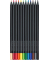 Buntstifte-Set Black Edition, 116412, farbig sortiert, dreikant, ergonomisch, Packung