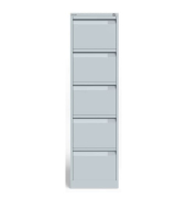 HR-Schrank 1-bahnig 5 Schübe lichtgrau H 1511 x B 413 x T 622