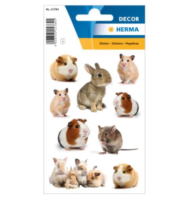 Schmucketikett Nagerfamilie