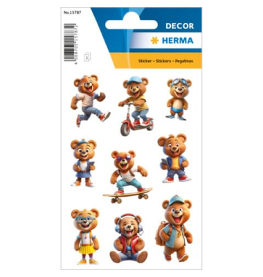 Schmucketikett Coole Teddys