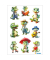 Sticker lustige Krokodile