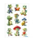 Sticker lustige Krokodile