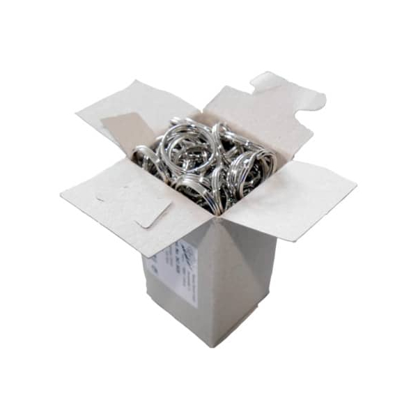 100 Stück WEDO SchlüsselMet.Ringe si  WEDO