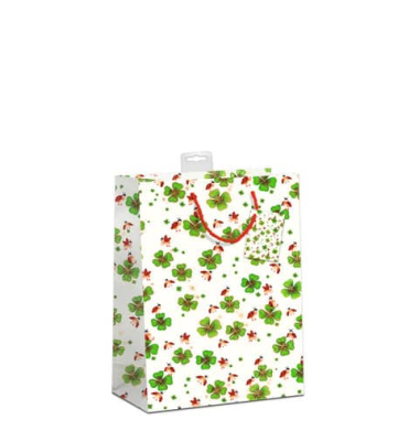 Geschenktasche 7549-0026-M, Kleeblatt, 230mm x 180mm