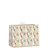 Geschenktasche 7549-2303-Q, allgemein, mit Tragekordel, Blumen, 32cm x 23cm