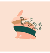 Osterserviette 25x25cm