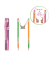 Bleistift-Set, 964236, 2x farbig sortiert, k.A., HB