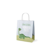 Geschenktasche 991381 F&uuml;r Dich, allgemein, mit Tragekordel, Dino, 20cm x 24cm