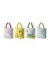Tragetasche 397380, außen 24x21x10cm, Baumwolle, bunt, Tiere