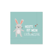 Motivserviette Kleine Lieblinge  Hase