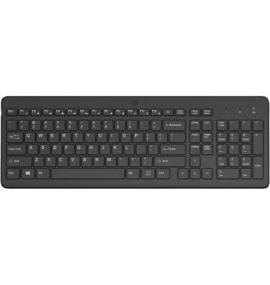 225 Tastatur kabellos schwarz