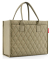 Einkaufstasche daily shopper rhombus DN 5046, 14 Liter, au&szlig;en 42x17x35cm, Polyester, olive, ohne, ohne