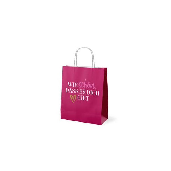 12 Stück LA VIDA Geschenktasche 991713, Herz, 20cm x 240mm 4027268341740 LA VIDA