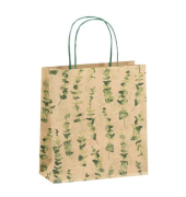 Geschenktasche 70010 16019, Eukalyptus/Happy Birthday, 19cm x 210mm