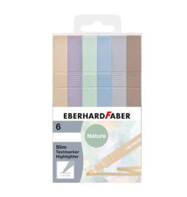 Textmarker 551505, Etui, naturton, 1-4mm Keilspitze