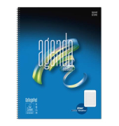 Collegeblock 608547000, kariert / AGENDA Wochenplan mit Kopfzeile, kariert, A4, 70g, blau, 80 Blatt