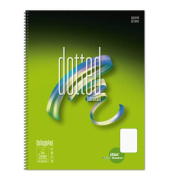 Collegeblock 608548000, kariert / DOTTED, punktkariert, A4, 70g, grün, 80 Blatt
