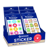 Sticker Lachende Gesichter sortiert