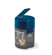Dosenspitzer doppelt blau Noris rund