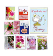 Gl&uuml;ckwunschkarten 16-0012 bunt
