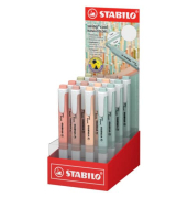 Textmarker STABILO swing cool NatureCOLORS Display, 275/16-9, Display, farbig sortiert ( beige/gr&uuml;nerde/schlammgr&uuml;n/siena/umbra/